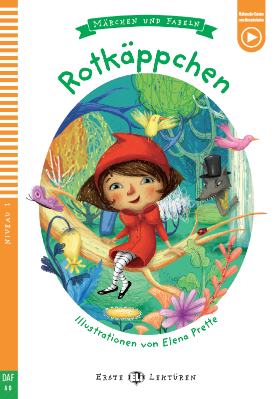 ELi Verlag Rotkäppchen German Reader Pre-A0 Fairy Tale Book