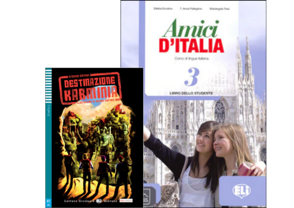 Amici d’Italia 3 - Libro dello studente + Letture "Destinazione Carminia"
