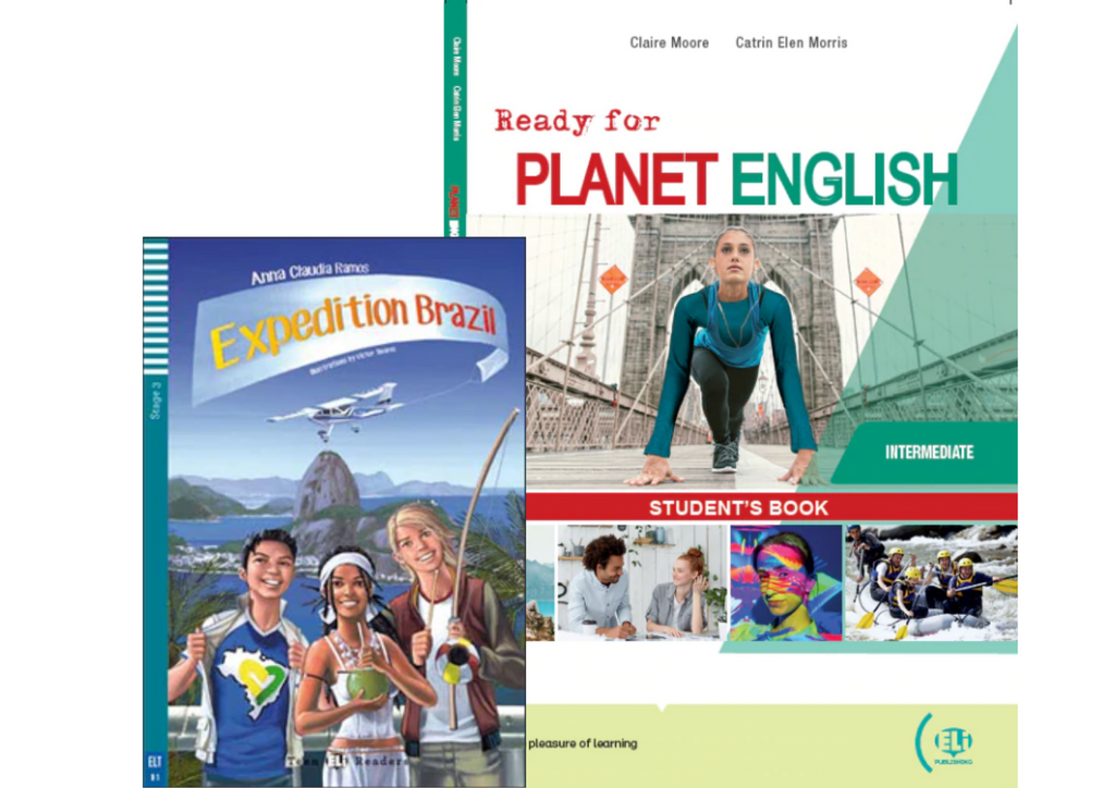 Ready For Planet English Intermediate SB + Digital Code + ELILINK + Reader "Expedition Brazil"