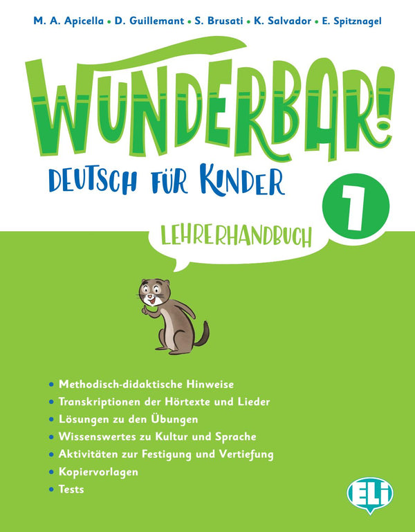 Wunderbar! 1 - Lehrerhandreichungen + 2 Audio-CDs