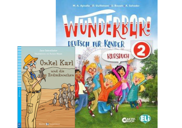 Wunderbar 2- Lehrbuch + Lekturen "Onkel Karl und die erdmannchen"