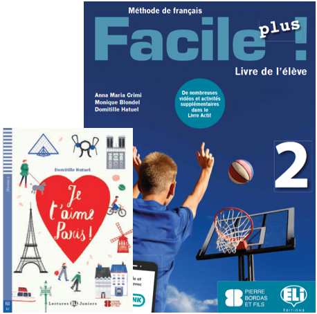 FACILE PLUS 2 (A1-A2) - SB+Lecture "Je t' aime, Paris!" (exercices DELF)