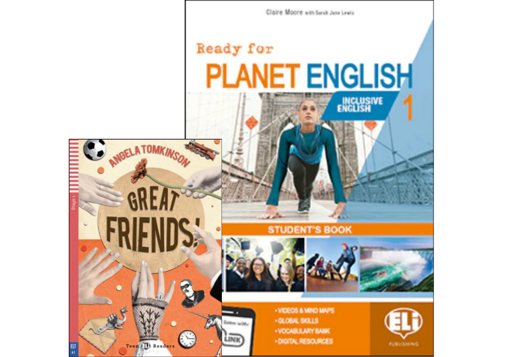 Ready for Planet English - Elementary SB +Digital bok +ELI Link App + Reader "Great friends"