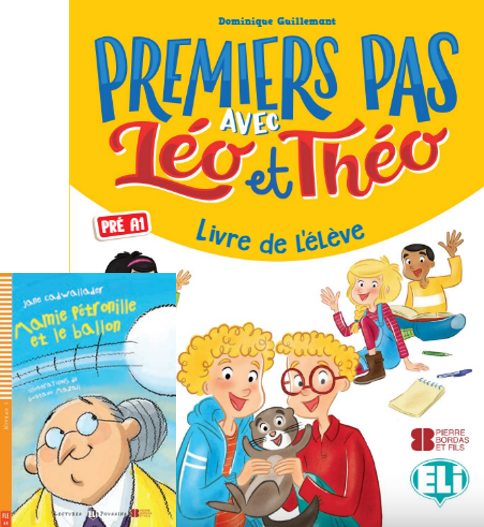 Premiers Pas avec Léo et Théo - Livre de l' eleve + Lecture "Mamie Petronille et le ballon"
