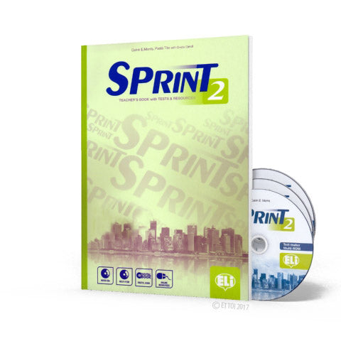 SPRINT 2 - Teacher's Book + 2 Class Audio CDs +Tests & Resources + Test maker Multi-ROM